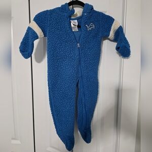 Team Apparel Blue Fleece Kids Footie